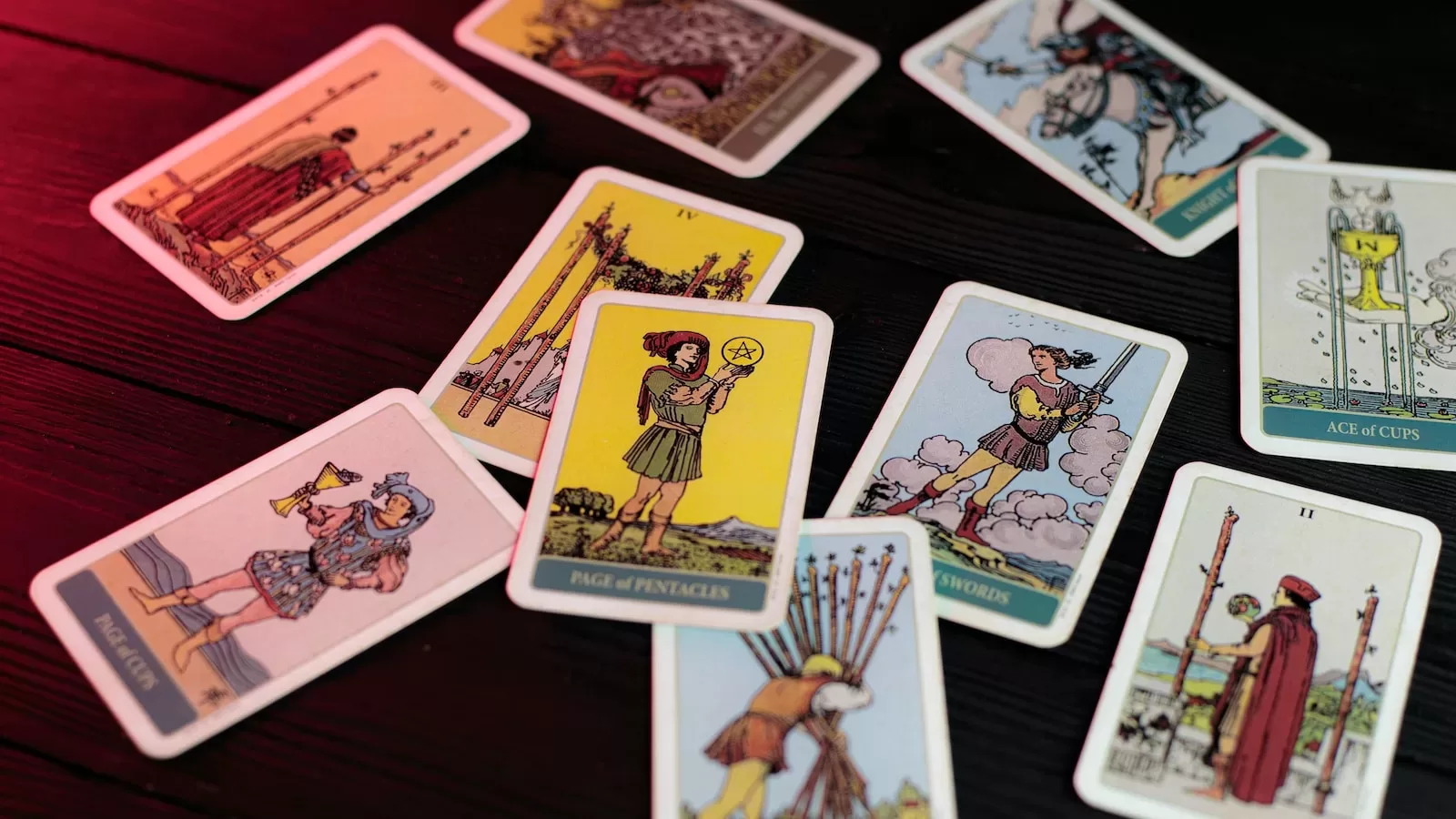 diferentes tiradas de tarot