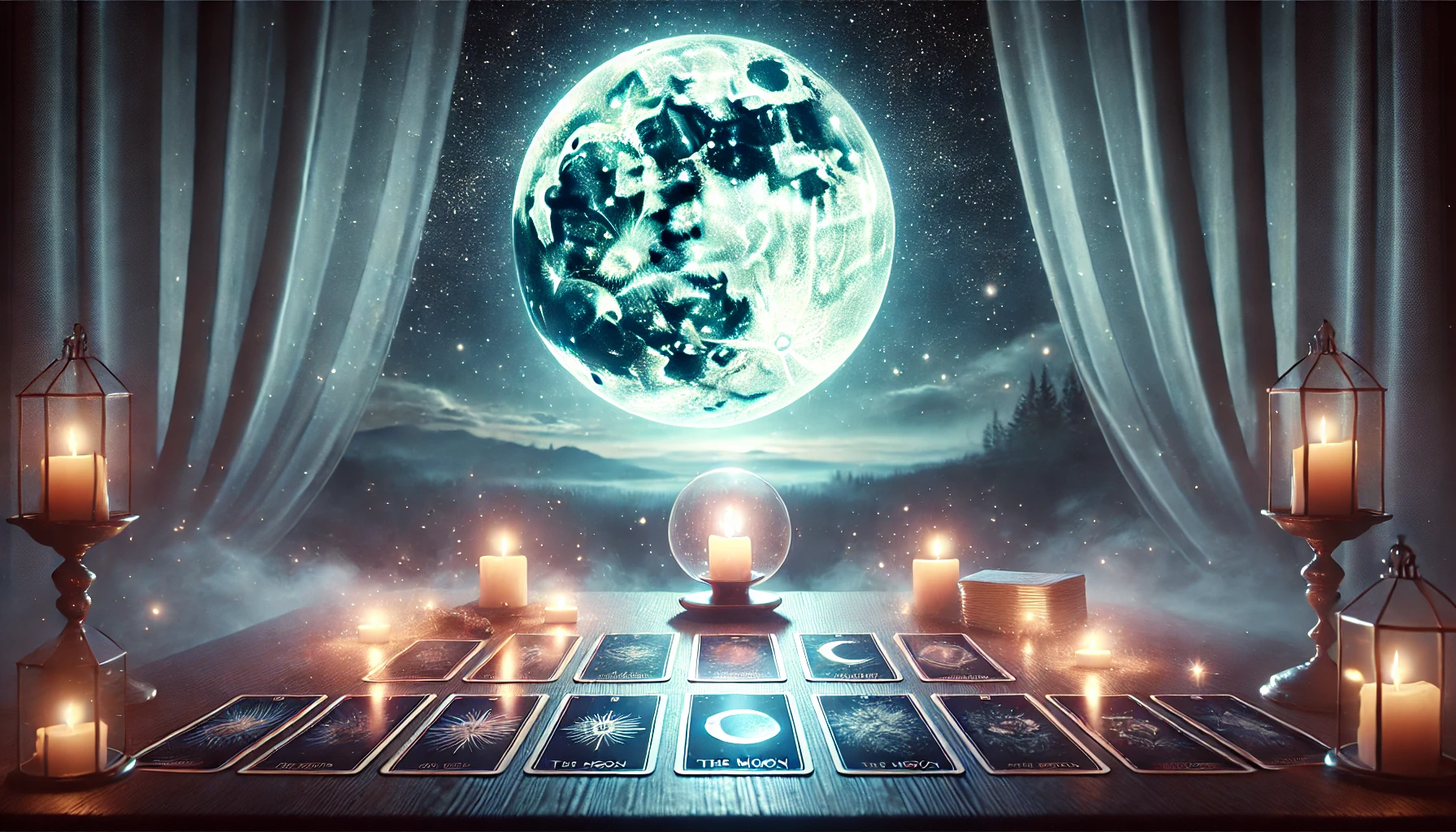 influencia de la luna en el tarot