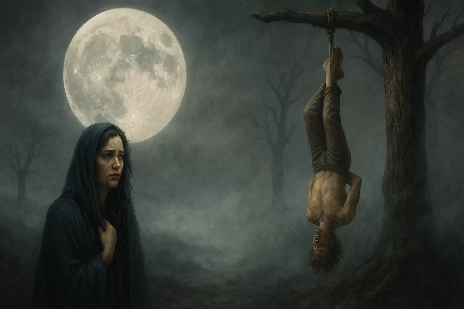 La Luna y El Colgado