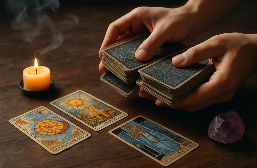 Barajar cartas de tarot