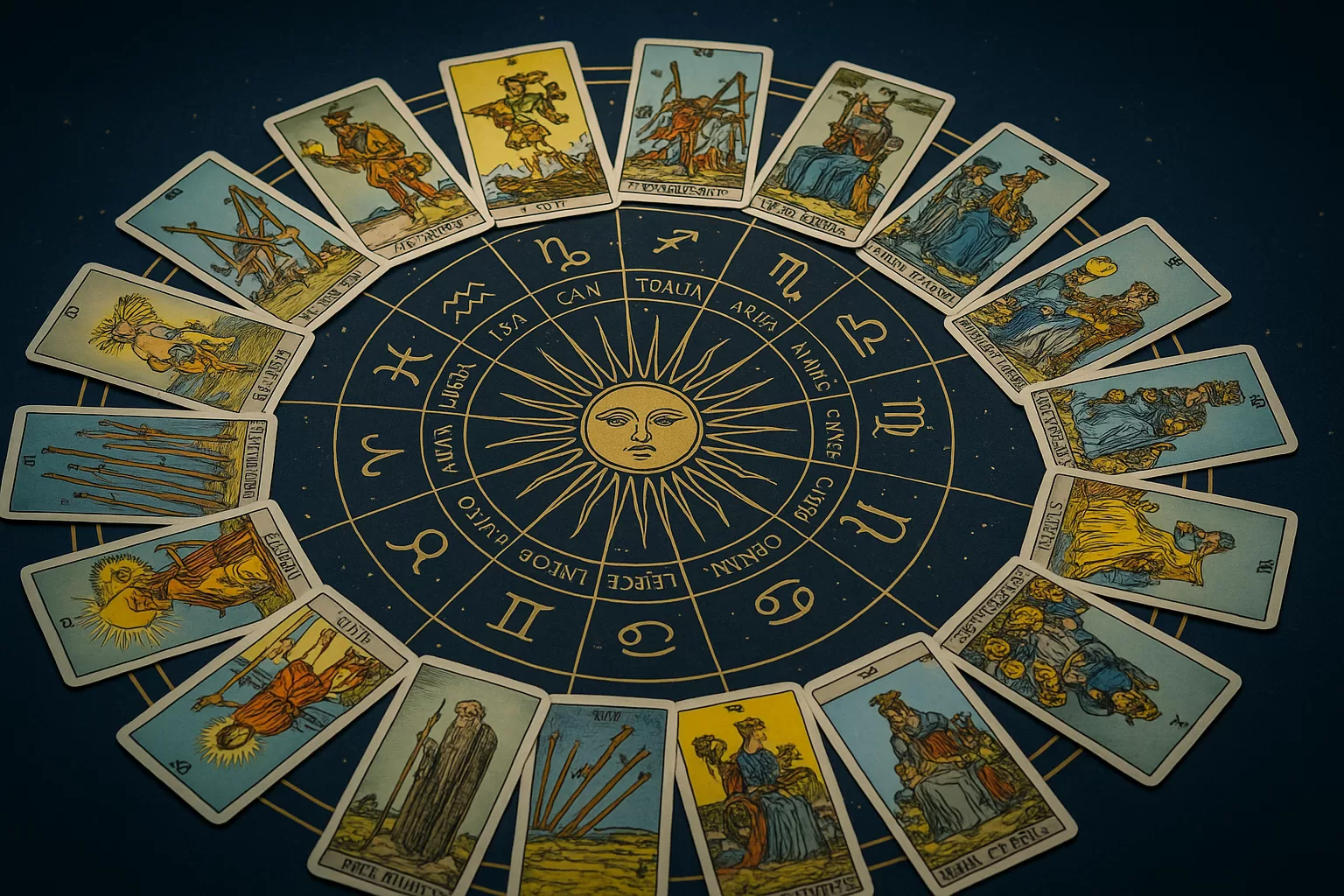 Tirada astrológica tarot