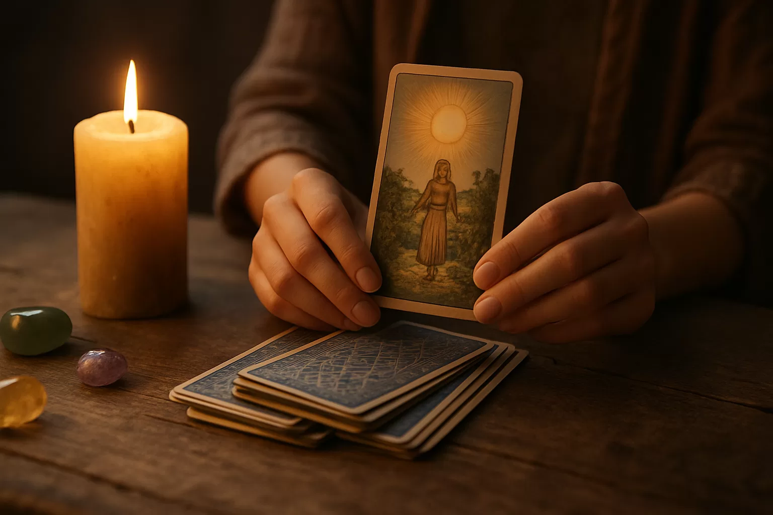 Tirada de tarot de una carta