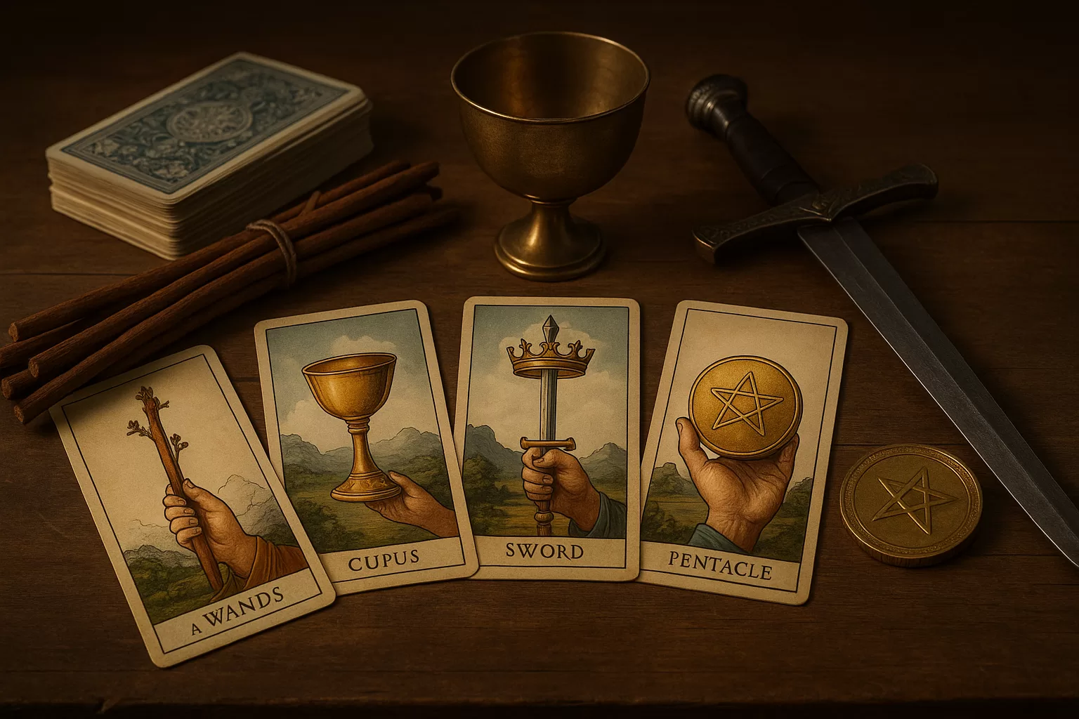 Combinaciones arcanos menores