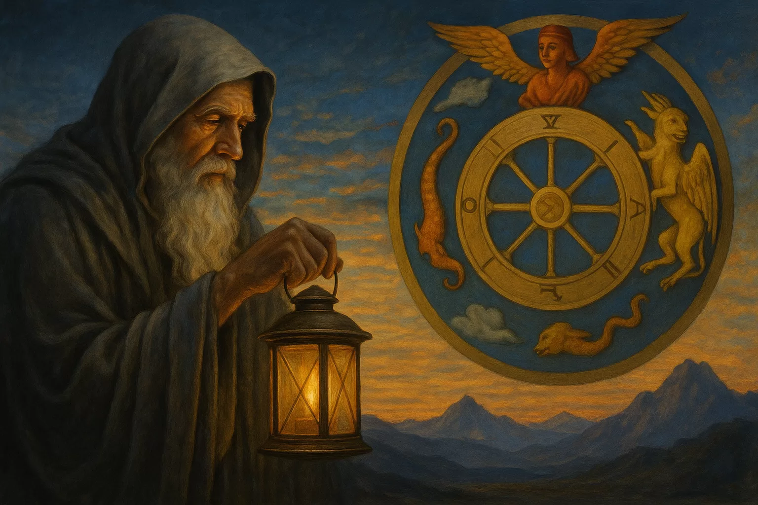 El Ermitaño y La Rueda de la Fortuna combinación