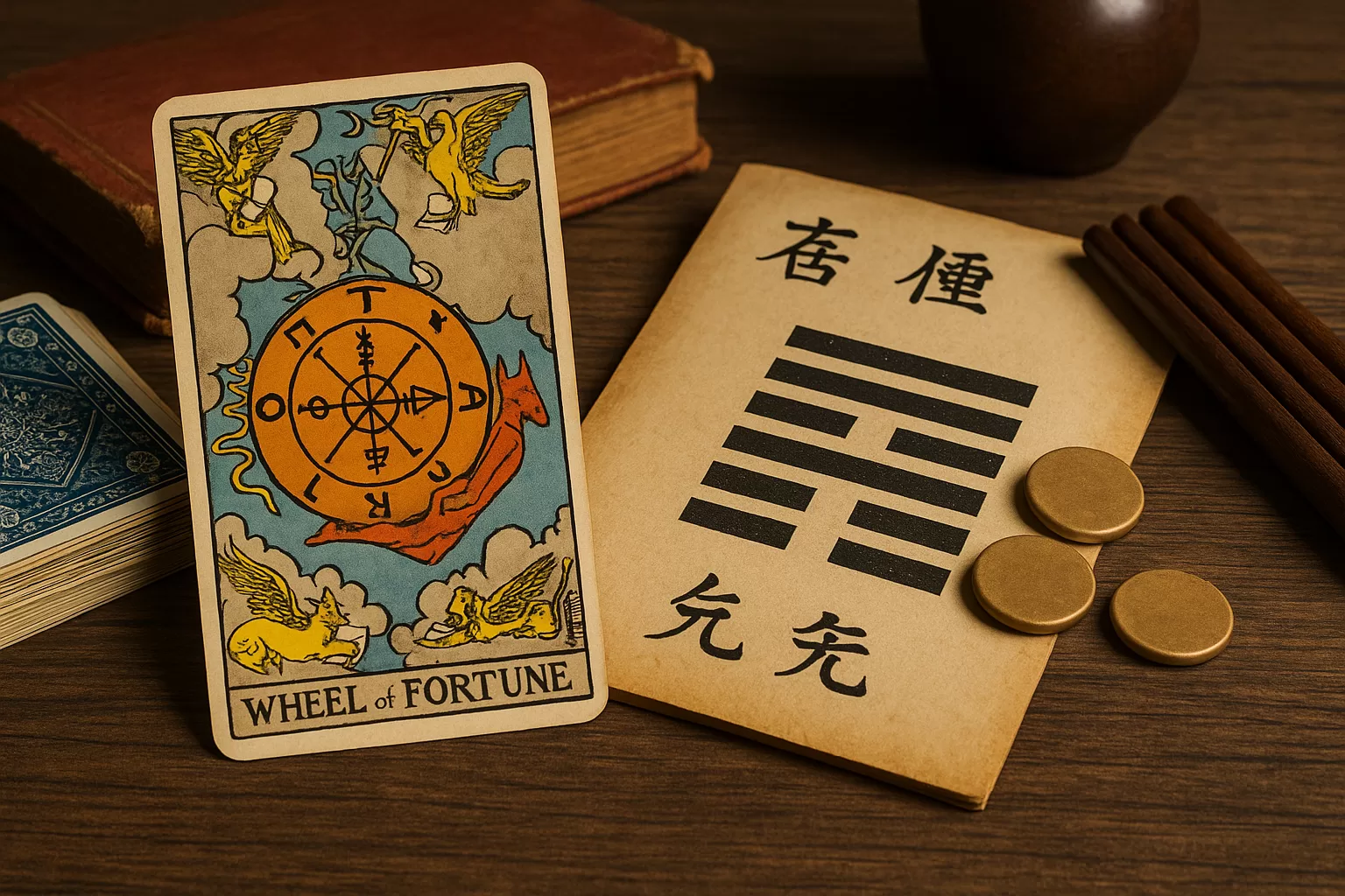 Combinar el Tarot con el I Ching